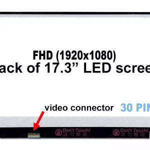Pantalla Laptop Led Slim 17.3" 30 Pines Full Hd 1920 X 1080