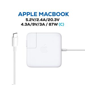 Cargador Original Apple Tipo C Laptop Macbook Pro 87w 61w