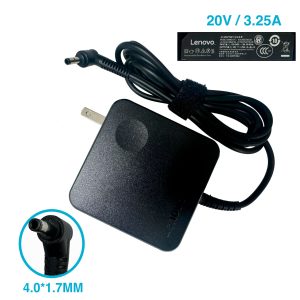 Cargador Original Laptop Lenovo 20v 3.25a Fina 4.0mm * 1.7mm